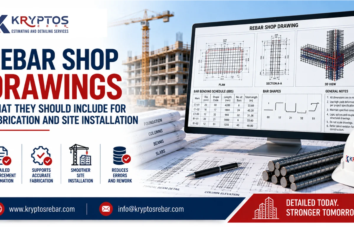 Rebar Shop Drawings: What They Should Include for Fabrication and Site Installation