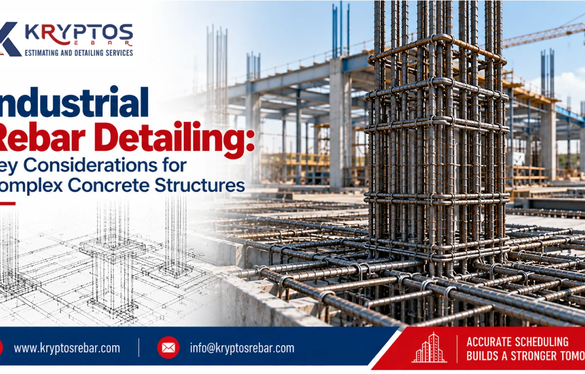 Industrial Rebar Detailing: Key Considerations for Complex Concrete Structures